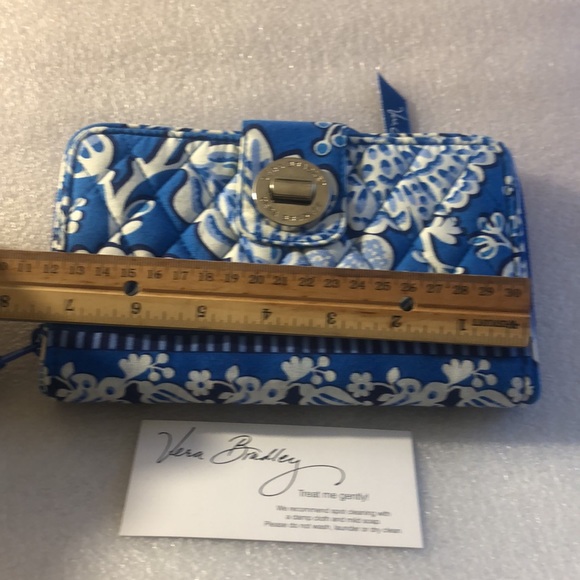 Vera Bradley blue wallet - Picture 3 of 12